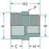 GRANIT Redukcija za PVC-U cijev 1/2" x 3/8", 16 bar